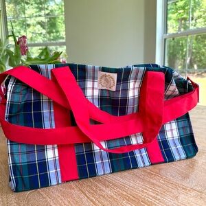 The Beaufort Bonnet Company Old School Plaid Logan’s Long Weekender Duffle